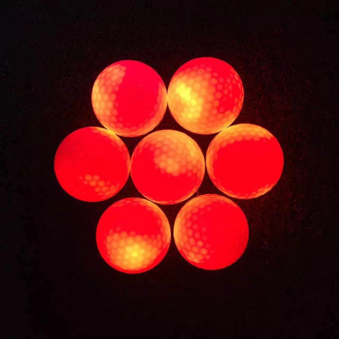 Night Sports Super Bright impact activated electronic Golf Balls Glowing in The Dark led impact activated led golf ball