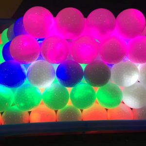 Night Sports Super Bright impact activated electronic Golf Balls Glowing in The Dark led impact activated led golf ball