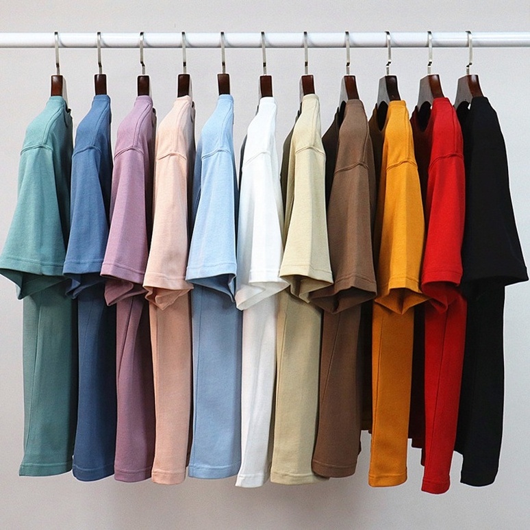 Wholesale High Quality Crew Neck Plain T-shirts Custom Unisex 100% Cotton Tshirt Mens Blank Plain Tshirts