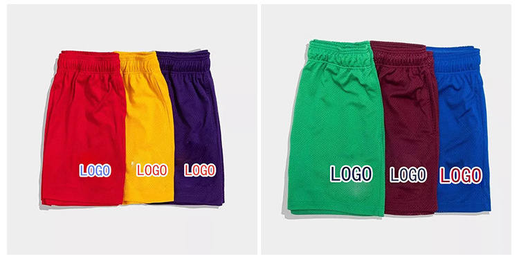 OEM  Double Layer Sublimation Plain Polyester Street Wear 5 Inch Inseam Plus Size Gym Blank Basketball Custom Mesh Men'S Shorts