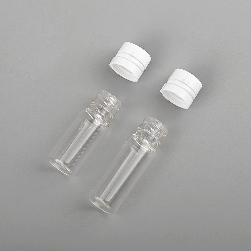 2ml/3ml/5ml flat-bottomed Essence bottle Clear glass trial small ampere bottle