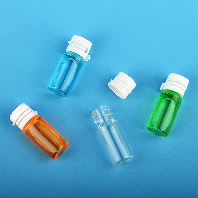 2ml/3ml/5ml flat-bottomed Essence bottle Clear glass trial small ampere bottle