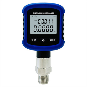 High Precision 10000PSI Digital Hydraulic Pressure Gauge Air Manometer 1/4''NPT Thread with App for Phone and 330 Dial Rotation