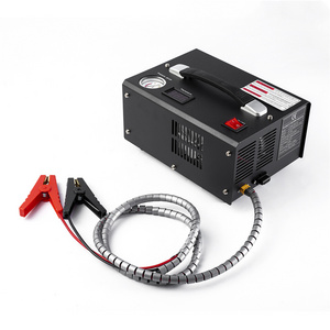 New Model Big Gauge Portable 12V Pcp Air Compressor 4500PSI With 110V/220V Transformer And XT60 Power Plug