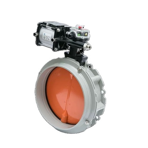 Actuator 3 Way Flush For Wall Hung For Petroleum Pneumatic Soft-Seal Flange Dutile Iron Butterfly Valve