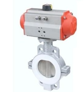 Diaphragm Regulator Back Pressure Solenoid Tiny Pneumatic Stainless Steel Epdm Flange Butterfly Valve