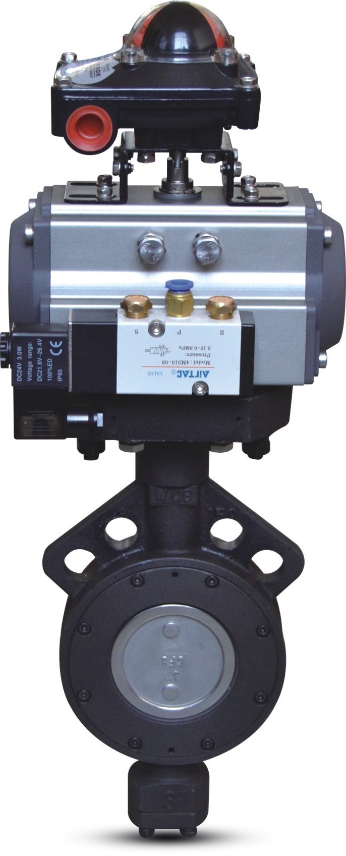 Diaphragm Regulator Back Pressure Solenoid Tiny Pneumatic Stainless Steel Epdm Flange Butterfly Valve