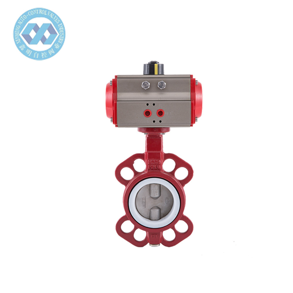 Cryogenic Emergency Shut-Off Mini Flange Pneumatic Jacketed Wcb Butterfly Valve