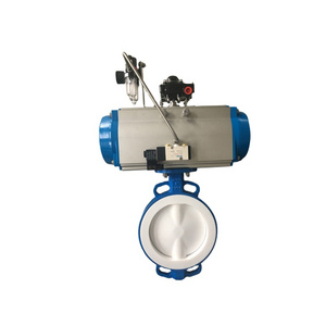 Diaphragm Regulator Back Pressure Solenoid Tiny Pneumatic Stainless Steel Epdm Flange Butterfly Valve