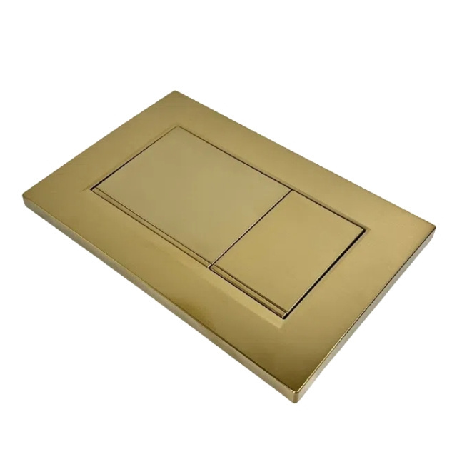 switch control plate toilet push button gold Flush Mount Panel Light Concealed Cistern Press Panel