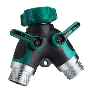 Manufacturer Hot Selling New Model High Quality Garden Hose Connector Y shaped 2 way hose splitters