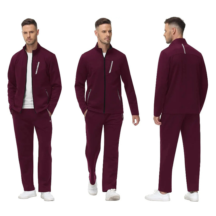 Men's Training Wear Tracksuits Sets Long Sleeve Running Sports Sweatsuit for Men 2 Piece Outfits