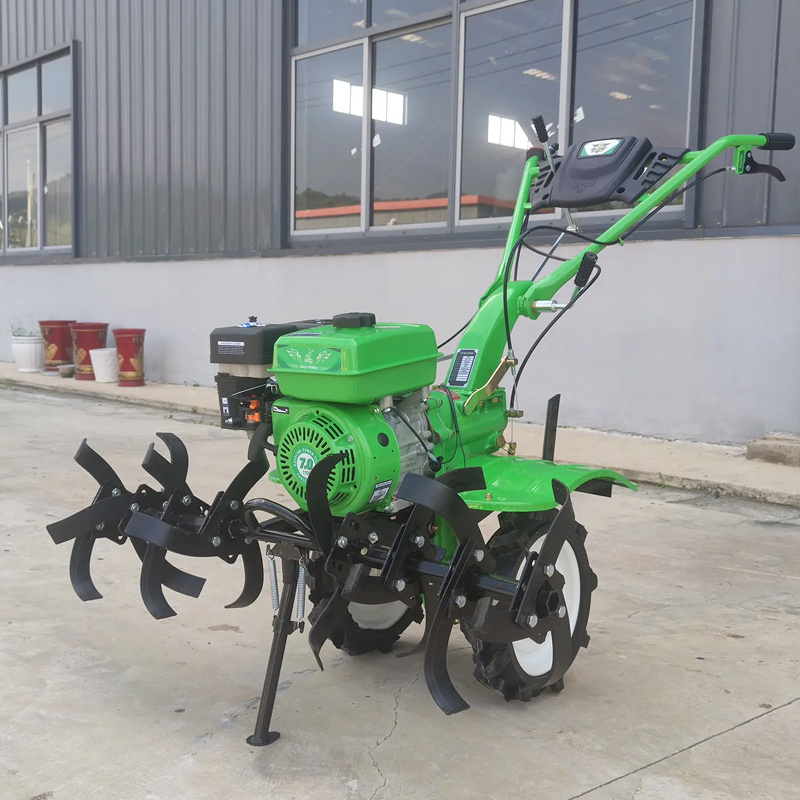 Factory Direct Supply Mini Rotary Ploughing Machine 7HP Weeder Small Plower Cultivator Farm Gasoline Tiller