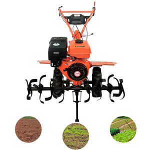 Multi-function diesel motor hand held agricultural weeder mini farming garden cultivator small power tiller