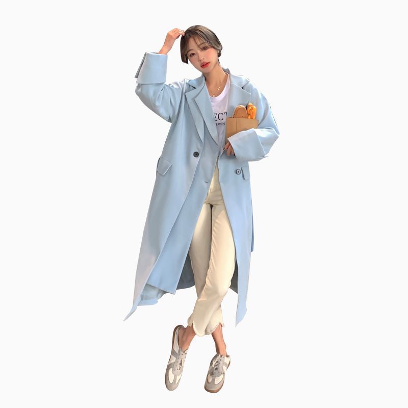 Special Offer Windproof Women's Trench Coats Chinchilla Fur Coat Long Standard Polyester Lining Elegant Autumn Knitted