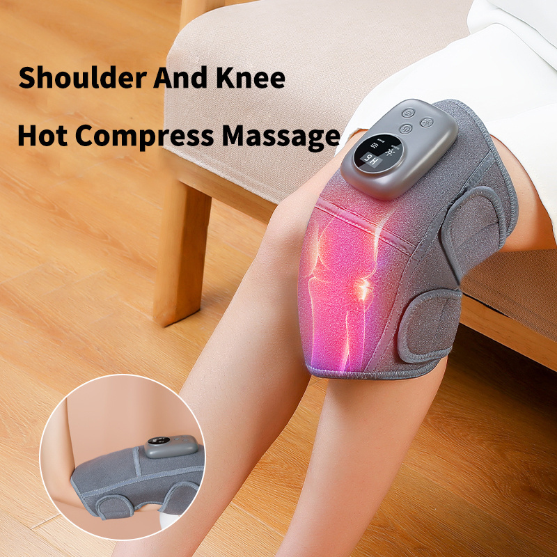 Factory Best Seller Shoulder Massager Heated Knee Brace Wrap Leg Massager Stress Relief knee heat massager