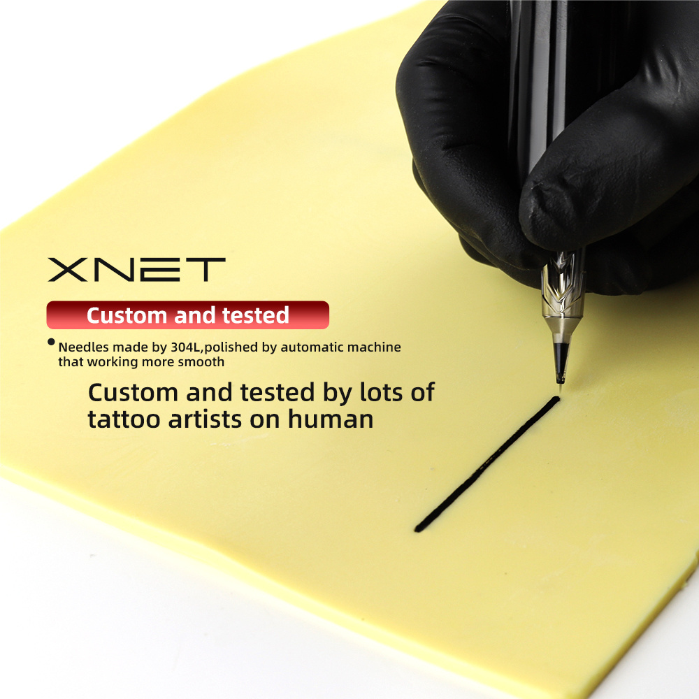 XNET X-RAY Factory Wholesale Custom Premium Round Liner Shader Curved Magnum Tattoo Needle Cartridges