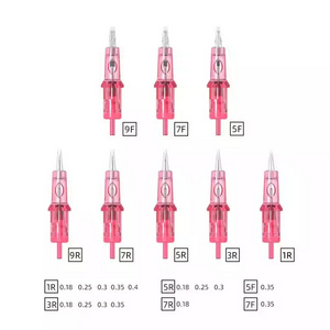 XNET Pink Micropigmentation Permanent Make-Up Eyebrows Eyeliner Lips Microblading Eyebrow RL F Cartridge Tattoo Needles