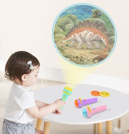 2023 Hot Sale Mini children Flashlight Projector toy Best gift for kids in bedroom