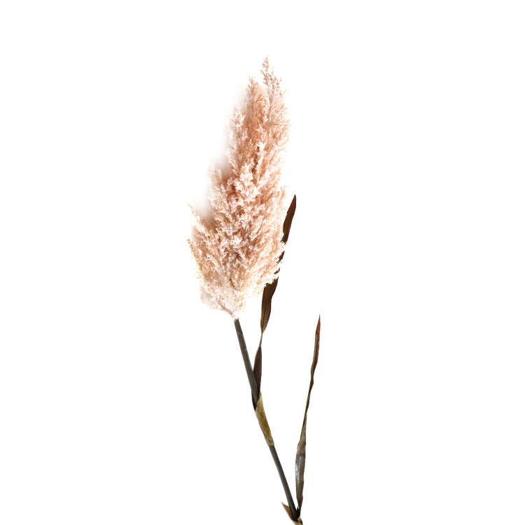 Hot Sale 110cm Pink White Artificial Pampas Grass Artificial Plants Decoration Faux Pampas Grass Vase