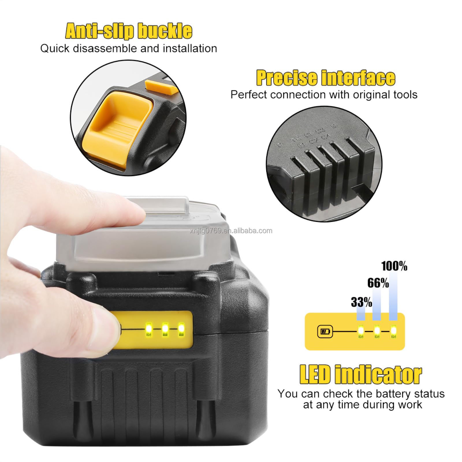 for dewalt rechargeable  20V power tools drill battery 10ah 6.0ah 5ah 4.0ah 3.0ah lithium ion 4.0Ah cordless drill  battery pack