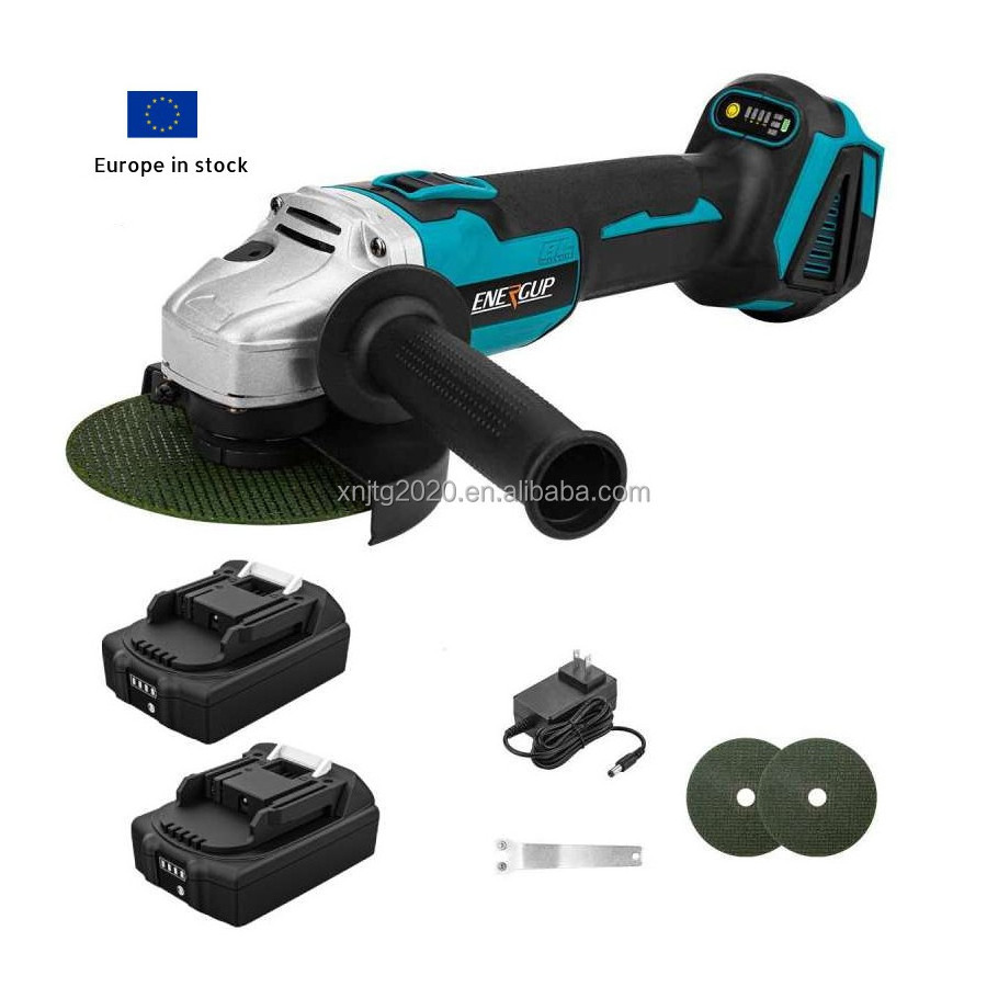 EU Stock Cordless Mini Portable Wood Steel Metal Cutting Machine Handheld Electric 125mm Angle Grinder for Ma-kita