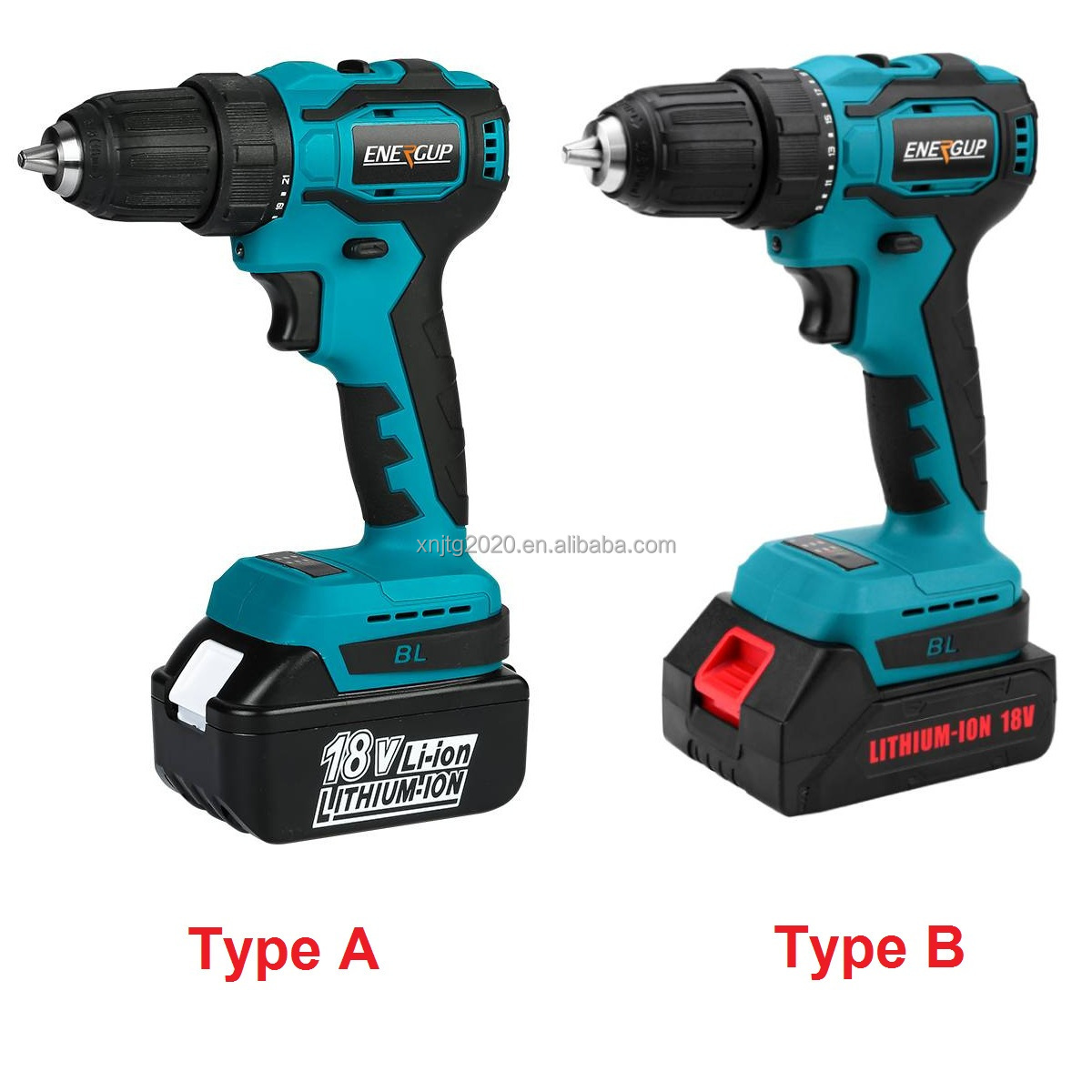 Free Battery Free EMC Box Hot Selling Power Craft Cordless 18V Screwdriver Driver Drill Replace for Makita Power Drills Set