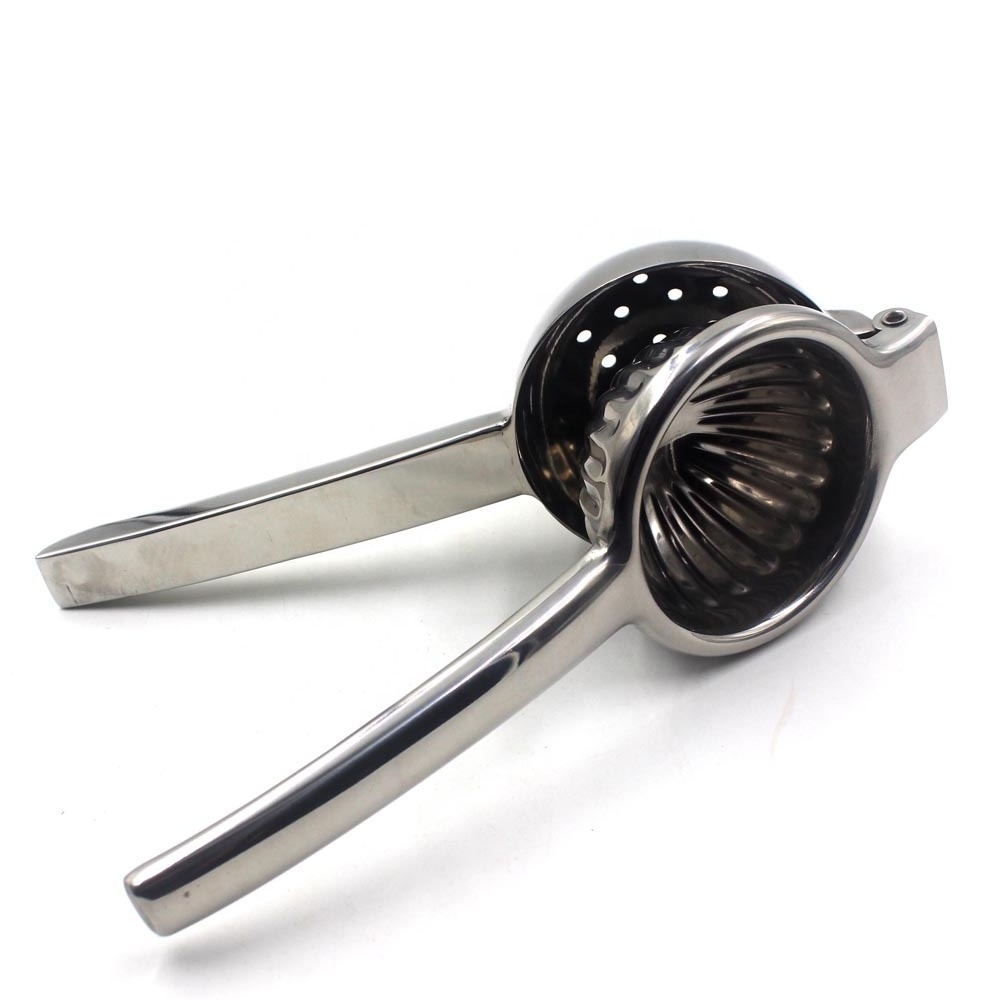 Heavy Duty Hand Held Lemon Squeezer Stainless Steel 304 Sturdy Manual Citrus Press Juicer