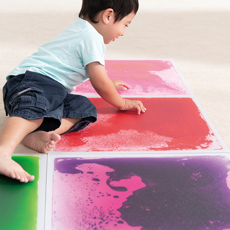 Children Playground Flooring Mat With Dance Floors Filled Sensory Shapes Toy