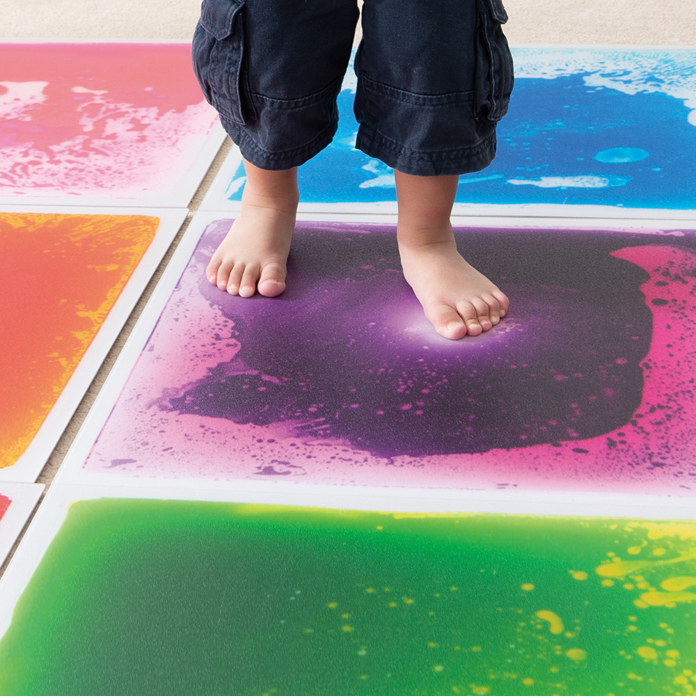 Children Playground Flooring Mat With Dance Floors Filled Sensory Shapes Toy