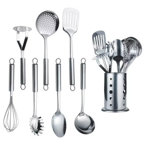 New Design Bulk Material High Quality 8 Piece Stainless Steel multi function kitchenware Cooking gadgets Kitchen utensils Sets