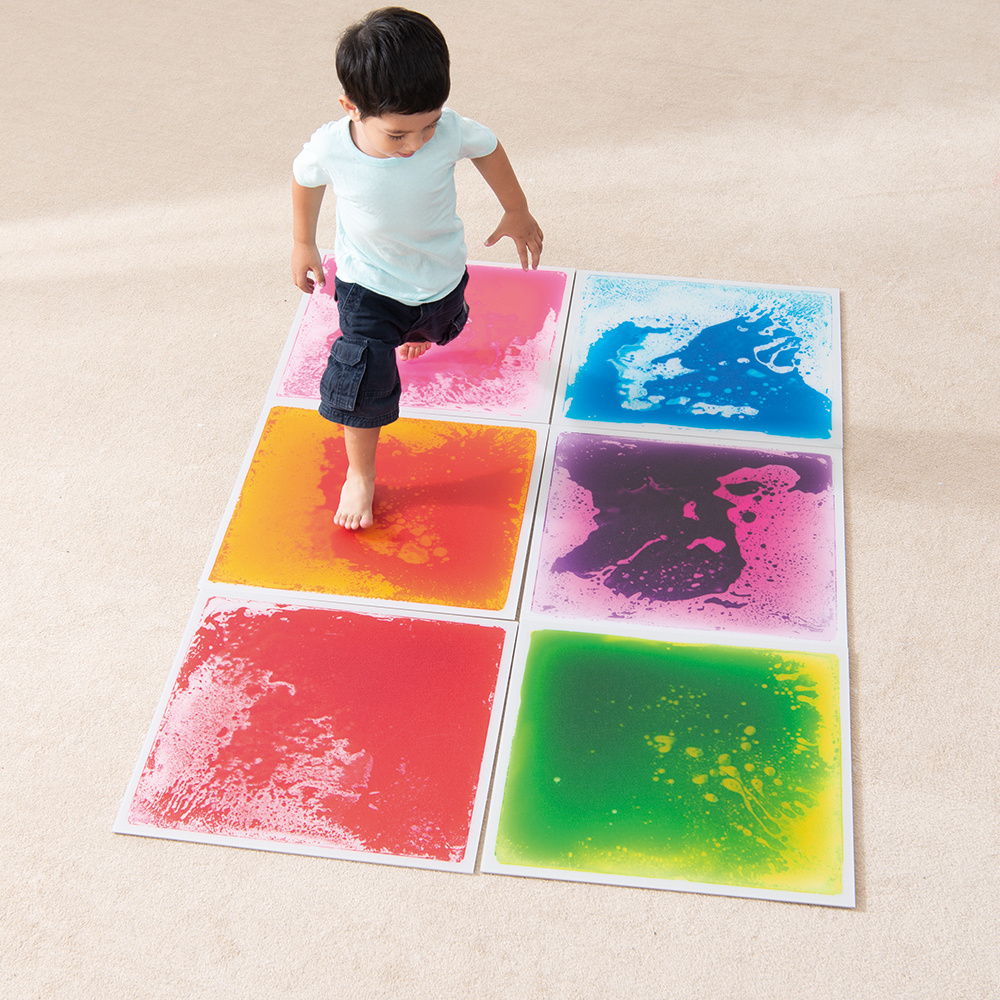 Children Playground Flooring Mat With Dance Floors Filled Sensory Shapes Toy