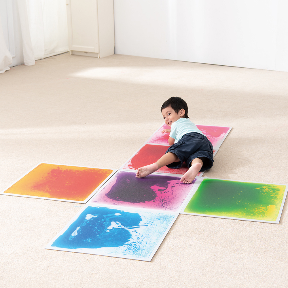 Children Playground Flooring Mat With Dance Floors Filled Sensory Shapes Toy