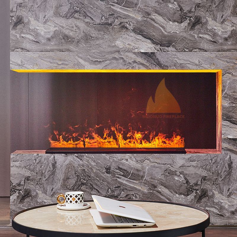 Realistic Water Fireplace Insert for a Cozy and Safe Fake Fireplace Ambience