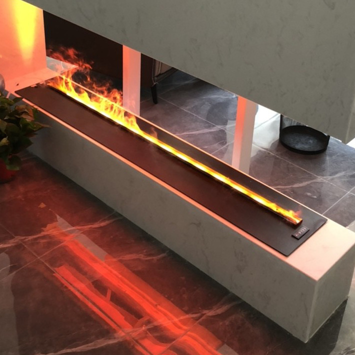 Vapor Steam Water Fireplace Atomizing Mist Insert Neon Flame Decorative Led 3d Wall Water Vapor Fire Steam Fireplace