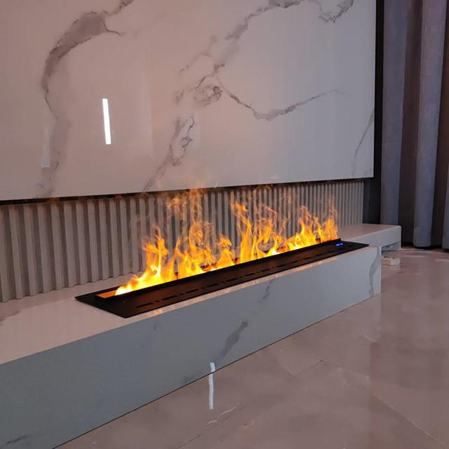 3d Smart Atomized Fireplace Portable Electric Fireplace Tv Stand Luxury Simulated Flame Interior Decoration Insert Fireplace