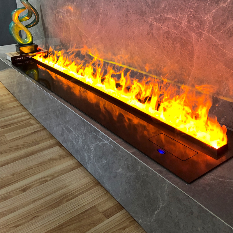 39 inch Factory Indoor Water Vapor Fireplace Insert Artificial Decor Flame Electric Fireplace