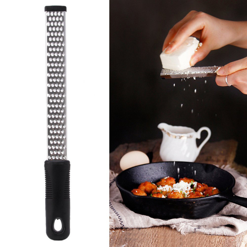 fournisseur alibaba New arrival  Stainless steel cheese grater Mozzarella zester 8-inch lemon grater professional micro grater