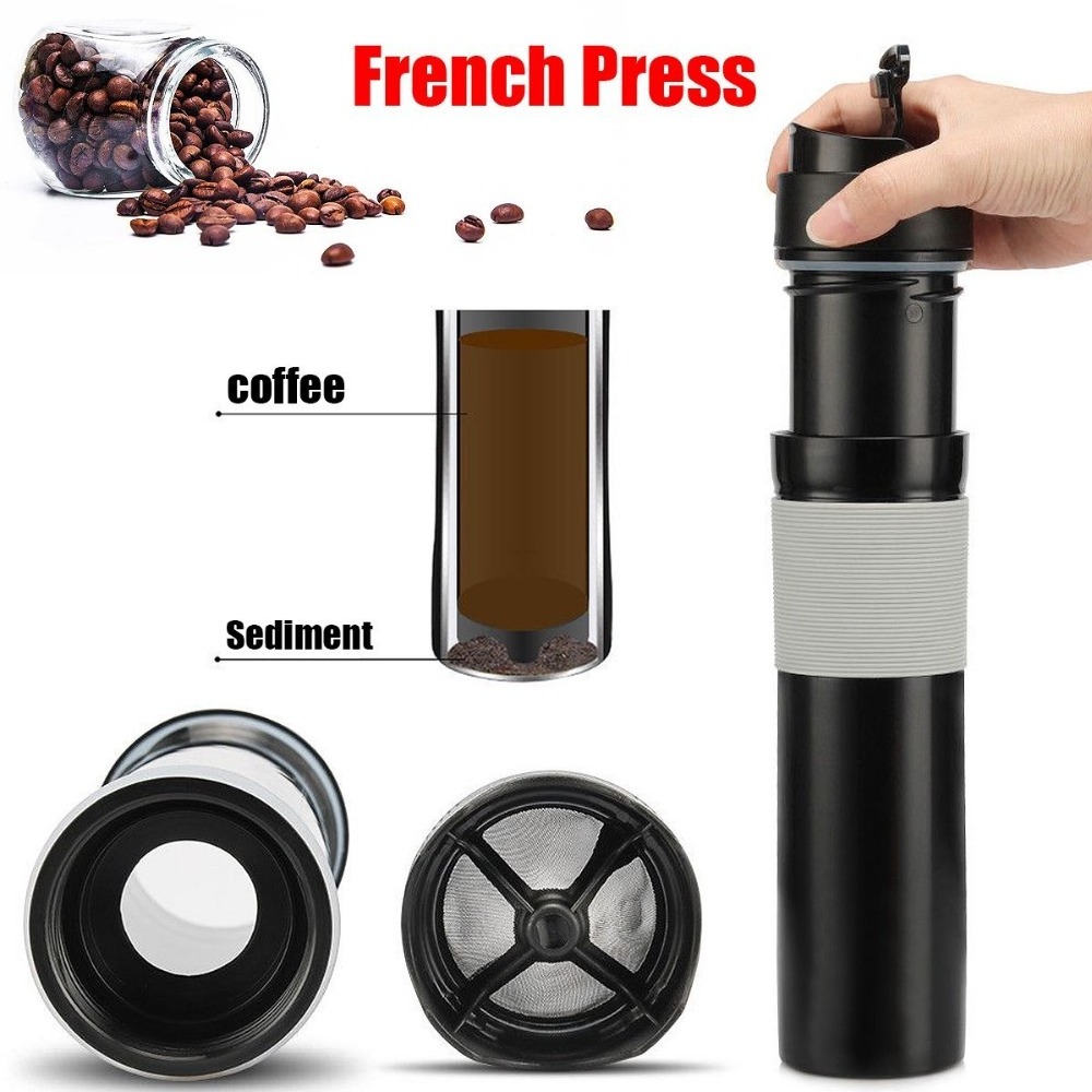 New design Plastic French Press Coffee Maker french press for travel mug