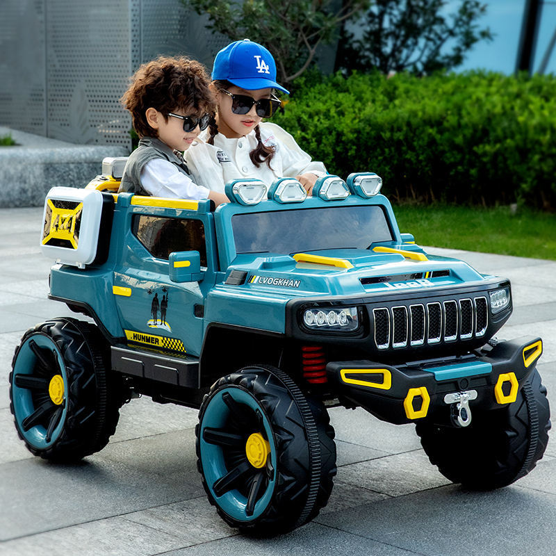 cheap oversized Four motors strong power 12v 7ah 10ah big Children's electric car for Christmas gift