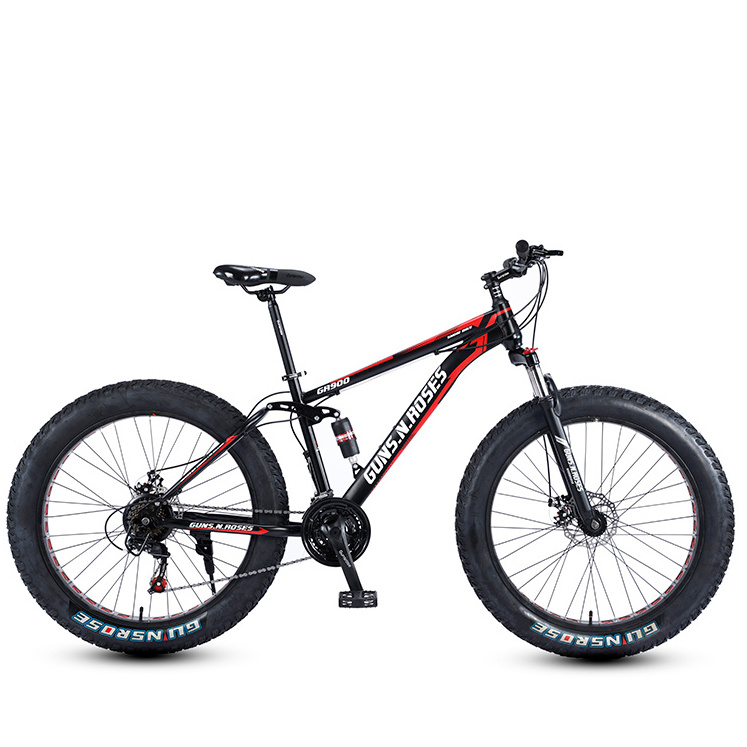 Factory manufacture sports bikes 27.5-inch 26-inch fat tire bicycle 21speed aluminium alloy mountain bikes for men and women