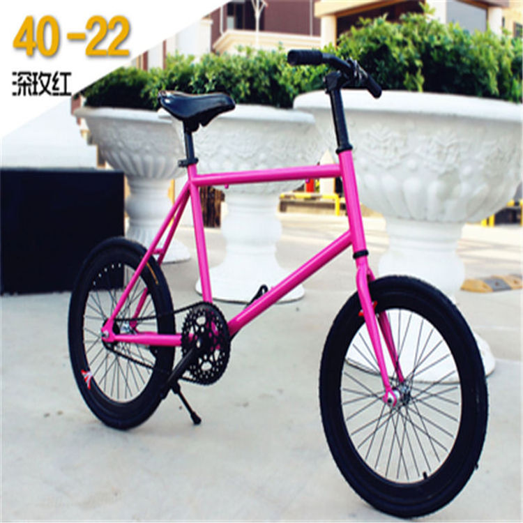 Bicycle, female road bicycle mini solid tire wheel 20 inch student adult male fixed gear bike