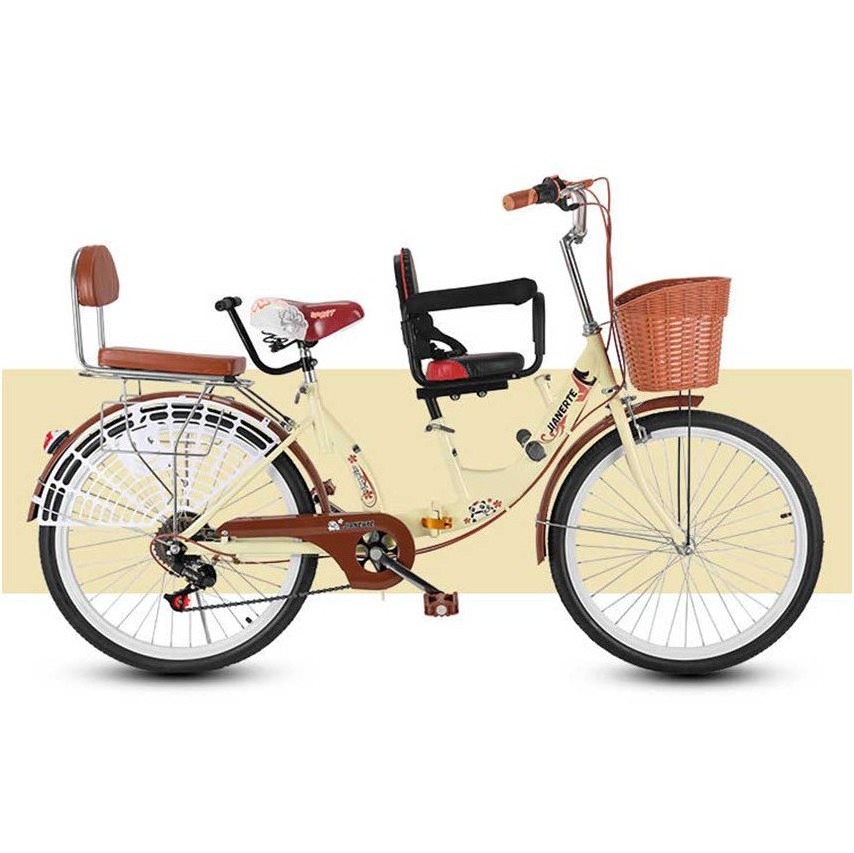 new model 7 speed folding bicycle for mother and baby bike tandem bicycle tandem bicycle aluminum for two people