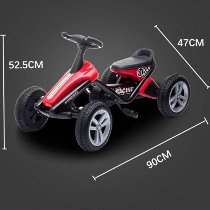 Children's four-wheel pedal go kart, kids bicycle car boys and girls baby puzzle sports fitness toy buggy for kids going karts