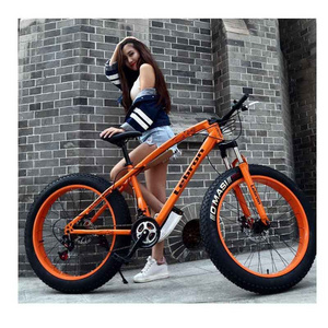 Snowmobile, beach mountain bike 24 /26*4.0 super large thick tires 21s off-road fat bike for men's and women's cycling