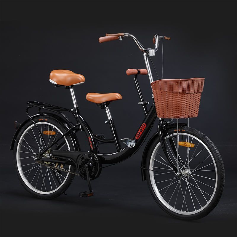 2022 26-inch Dualie Lying Tandem Bike Cargo Bike Tandem Bicycle/Two Seater Bicycle Tandem Bike/Foldable tandem Bicycle Folding