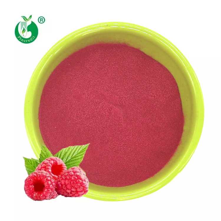 Pincredit Supply Natural Extract Raspberry Fruit Juice Powder for Beverages