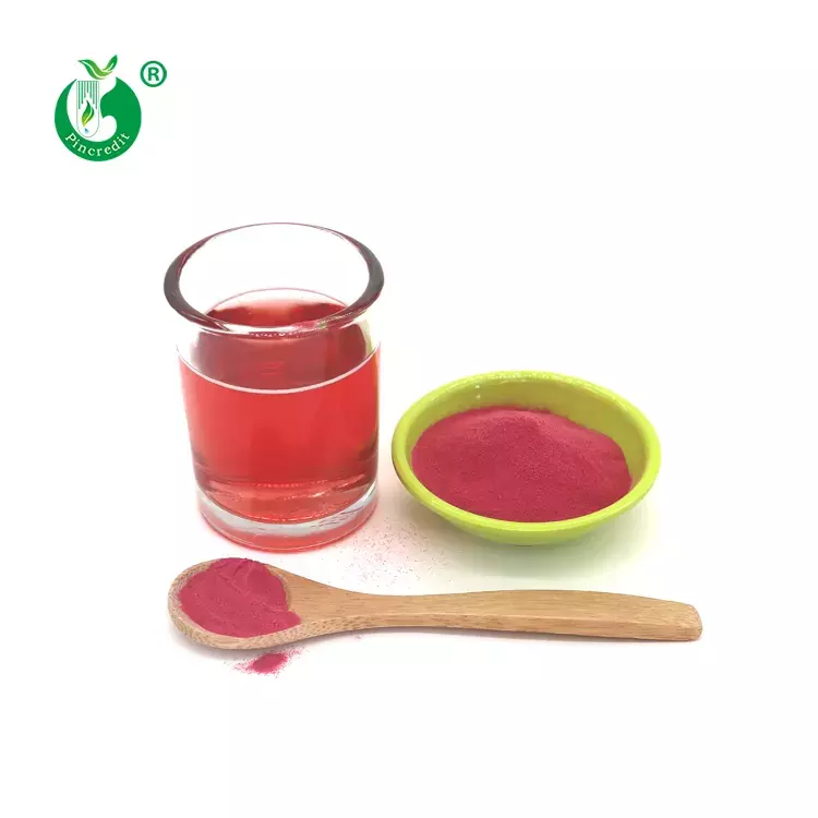 Pincredit Supply Natural Extract Raspberry Fruit Juice Powder for Beverages