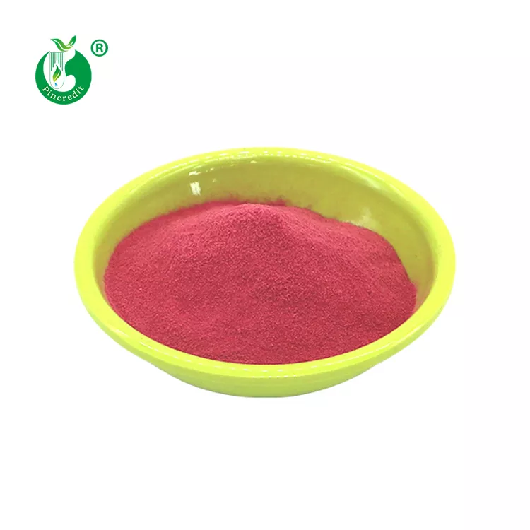 Pincredit Supply Natural Extract Raspberry Fruit Juice Powder for Beverages