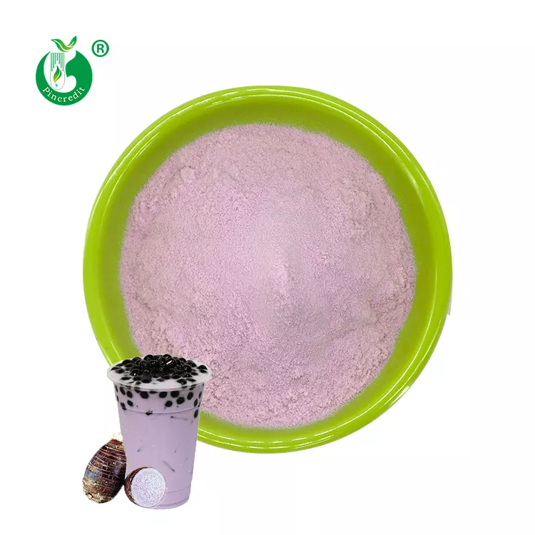 Pincredit Wholesale Price Milk Tea Flavor Powder Pure Purple Taro Powder